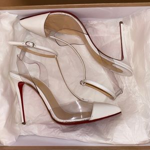 Christian Louboutin Nosy Patent Leather T-Strap